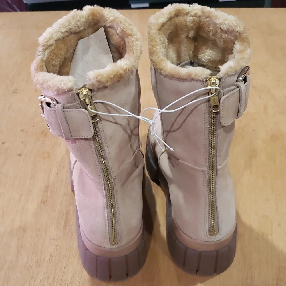 Free People Fable Faux Fur lined Boot nwot